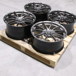 Set of JR37 21x9 ET41 + 21x10 ET40 5x108 Hyper Black