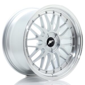 JR Wheels JR23 19x9 ET20-40 5H BLANK Hyper Silver w/ Machined Lip
