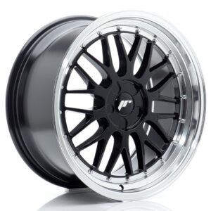 JR Wheels JR23 19x9,5 ET20-45 5H BLANK Gloss Black w/ Machined Lip