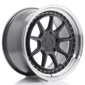 JR Wheels JR47 18x9,5 ET15-35 5H BLANK Hyper Gray w/ Machined Lip