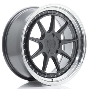 JR Wheels JR47 19x8,5 ET15-35 5H BLANK Hyper Gray w/ Machined Lip
