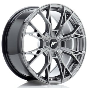 JR Wheels JR49 17x8 ET20-40 4H BLANK Hyper Black