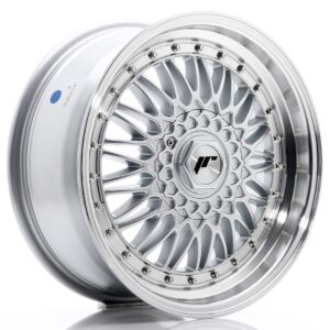 JR Wheels JR9 17x7,5 ET35 5x112/120 Silver w/ Machined Lip+Silver Rivets