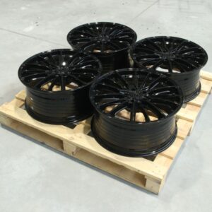 Set of CVR7 20x9 ET40 5x120 Platinum Black