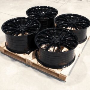 Set of CVR7 22x10 ET51 + 22x11,5 ET48 5x112 Platinum Black