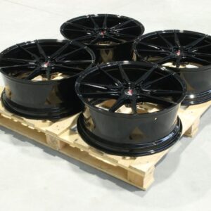 Set of JR21 22x9 ET30 5x114,3 Gloss Black