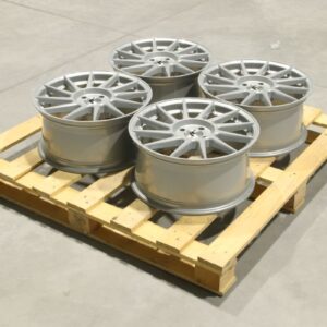 Set of JR22 17x8 ET35 4x100 Gloss Silver