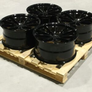 Set of JR37 20x10 ET45 5x112 Gloss Black