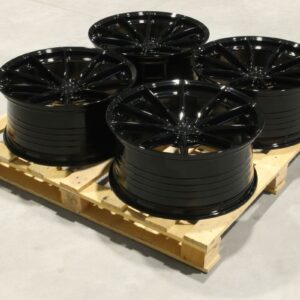 Set of JR37 21x9,5 ET35 5x112 Gloss Black