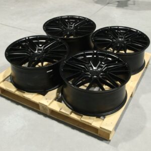 Set of JR38 21x9 + 21x9,5 ET35 5x112 Matt Black