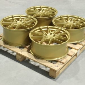 Set of JR44 20x8 ET20 + 20x9,5 ET28 5x112 Matt Gold