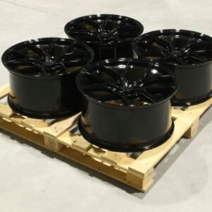 Set of SL01 20x10 ET30 5x112 Gloss Black