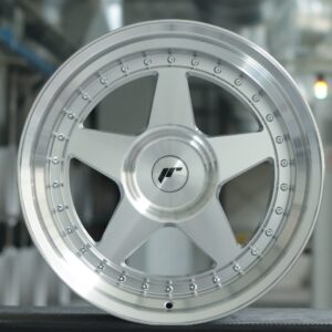 JR Wheels JR6 18x10 Silver Machined Face
