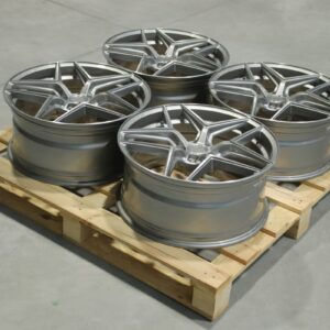 Set of CVR2 20x9 ET20 5x112 Brushed Titanium