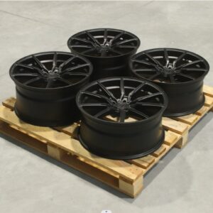 Set of CVR4 20x9 ET20 + 20x10 ET30 5x112 Matt Black